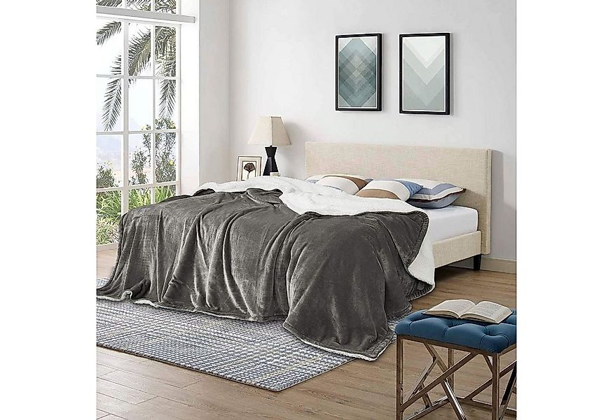 Wohndecke, Woltu, super Dicke Warme Fleecedecke Kuscheldecke Sofadecke günstig online kaufen