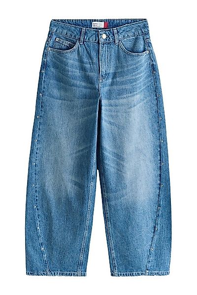 Next Weite Jeans Barrel-Jeans mit verdrehter Naht (1-tlg) günstig online kaufen