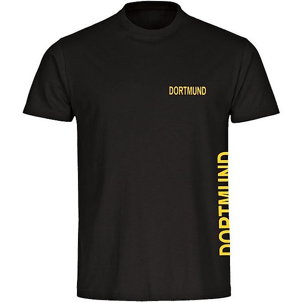multifanshop T-Shirt Herren Dortmund - Brust & Seite - Männer günstig online kaufen