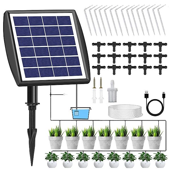 BlingBin Bewässerungssystem Solar Automatisches Gartenbewässerungssystem, ( günstig online kaufen