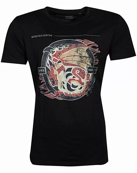 Bioworld T-Shirt Capcom - Monster Hunter - Research Men's T-shirt GRÖSSE S- günstig online kaufen