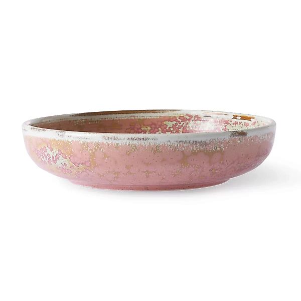 Home Chef tiefer Teller Ø19,3cm Rustic pink günstig online kaufen