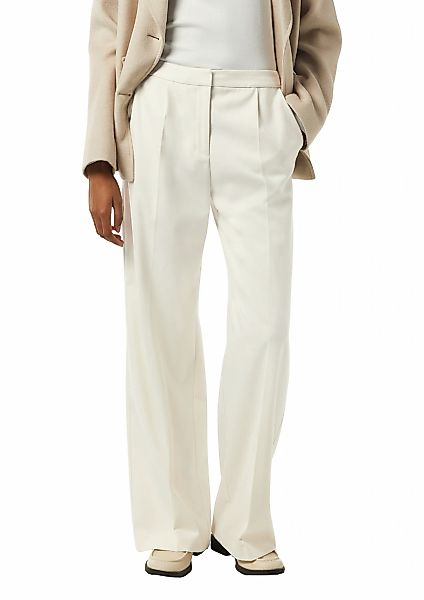 comma Stoffhose Sommerhose mit weitem Bein günstig online kaufen