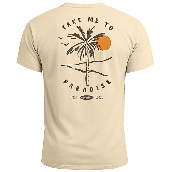 Neverless Print-Shirt Herren T-Shirt Backprint Palmen günstig online kaufen