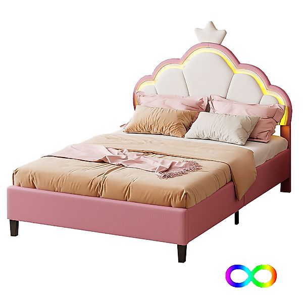 SEEZSSA Polsterbett Kinderbett Jugendbett (90x200cm Bett günstig online kaufen