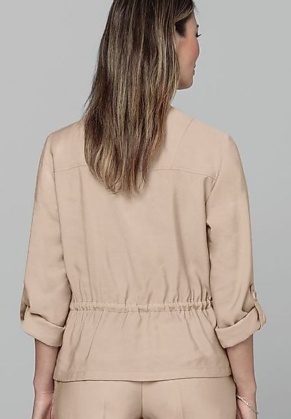 bianca Sommerjacke – Lässige Jacke mit Tunnelzug und verdeckter Knopfleiste günstig online kaufen