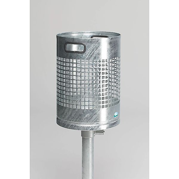 PROREGAL Klassischer Gelochter Abfallsammler Für Außenbereich Einfach Zum E günstig online kaufen