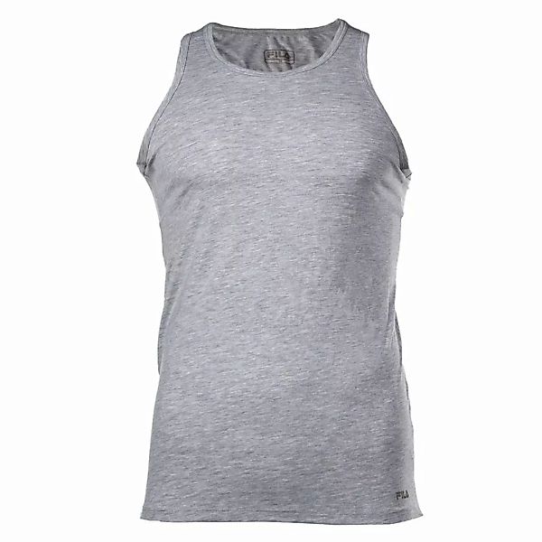 FILA Herren Tank Top - Unterhemd, Rundhals, Single Jersey, einfarbig Grau 2 günstig online kaufen
