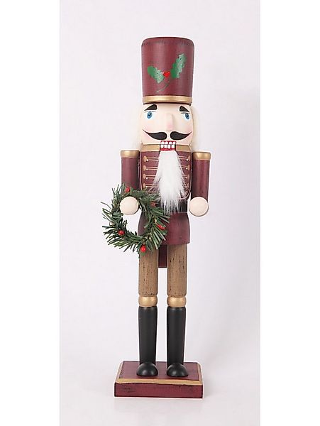 Trend Line Weihnachtsfigur Dekofigur Nussknacker Holz 38 x 9 cm bunt günstig online kaufen