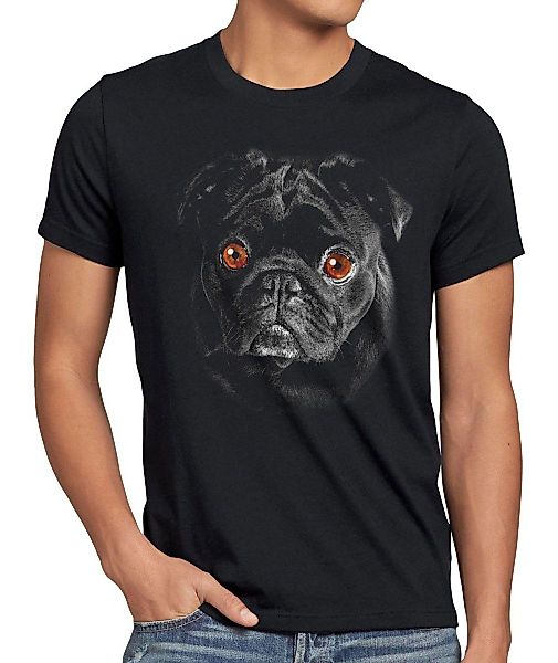 style3 T-Shirt Mops Hund Dog mountain günstig online kaufen