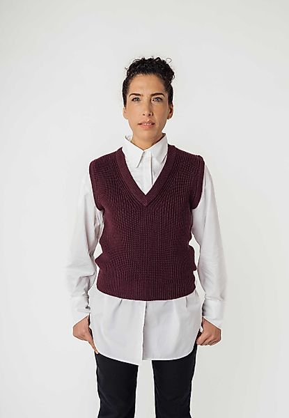 MELA Pullunder Gestrickter Pullunder DAYITA Gerippte günstig online kaufen