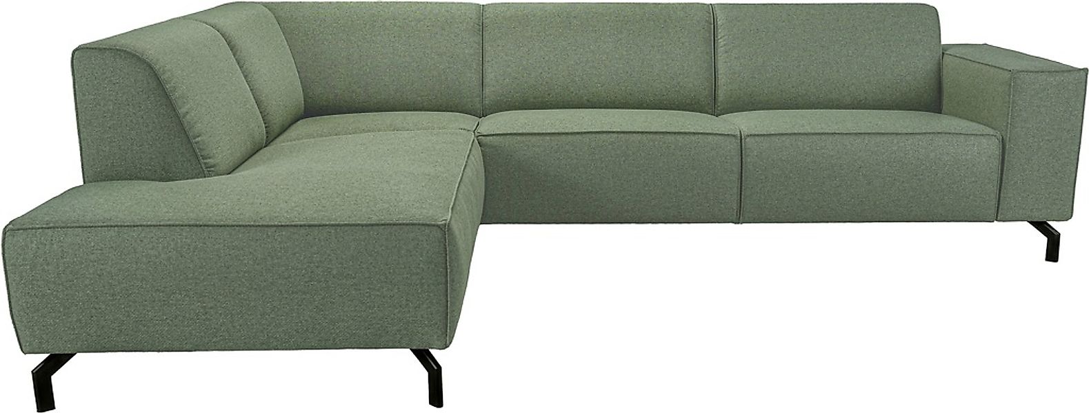 Places of Style Ecksofa »Lorcan, Breite 275 cm, weiches Sitzgefühl«, mit sc günstig online kaufen