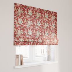 Dekoria Raffrollo Capri, rot, 50 x 60 cm günstig online kaufen