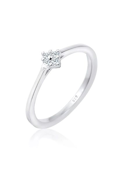 Elli DIAMONDS Verlobungsring "Diamant (0.08 ct.) Verlobung Klassik 925 Silb günstig online kaufen