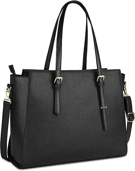 LuxusKollektion Laptoptasche Handtasche Damen Schwarz Groß günstig online kaufen