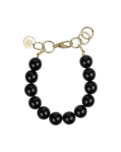 TOM+HATTY Armkette - Kunstharzkette - schwarzes Perlenbarmband - Armkette günstig online kaufen