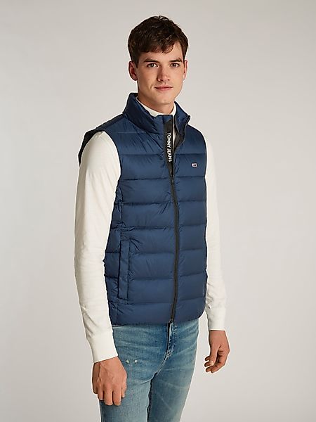 Tommy Jeans Plus Steppweste "TJM LT DOWN VEST EXT", in Großen Größen, Logos günstig online kaufen