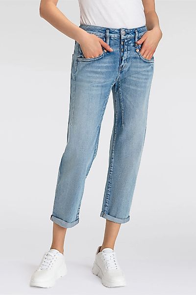 Herrlicher 7/8-Jeans "Shyra Tap Recycled Denim", mit Abnähern vorn günstig online kaufen