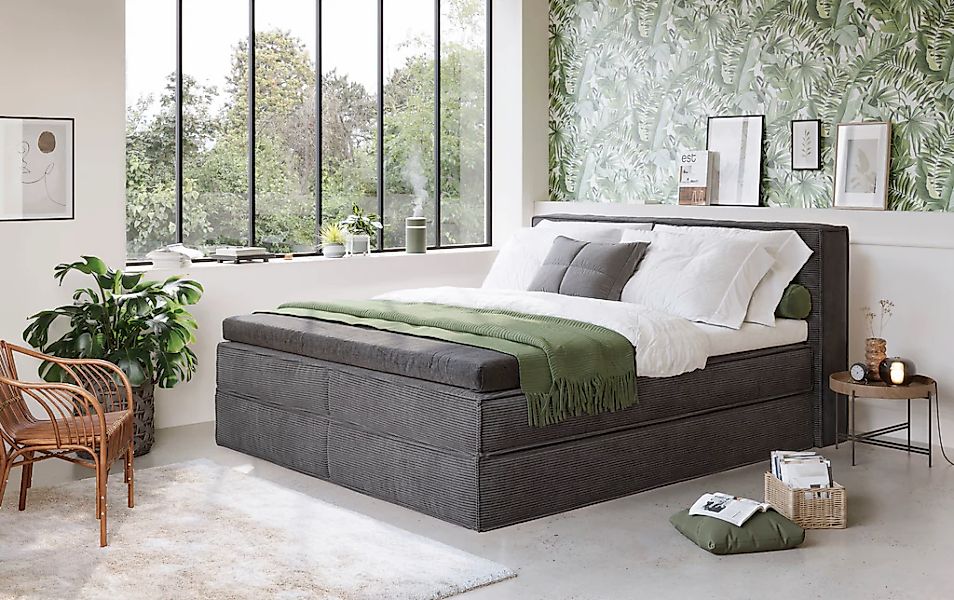 LeGer Home by Lena Gercke Boxspringbett "Addyson", (Härtegrade H2, H3 und H günstig online kaufen
