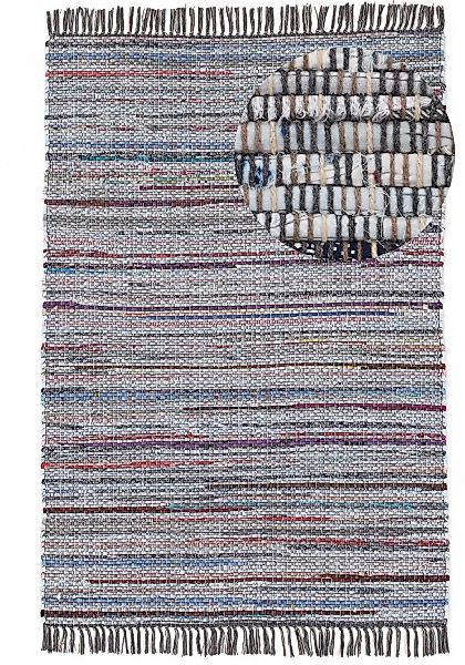 carpetfine Teppich "Kelim Chindi, Wendeteppich" rechteckig 6 mm Höhe handge günstig online kaufen