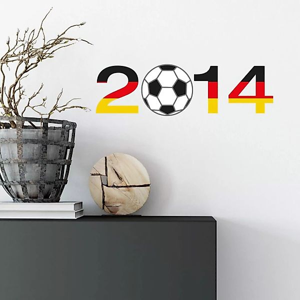 Wall-Art Wandtattoo »Fußballdeko 2014 mit Fußball«, (1 St.) günstig online kaufen