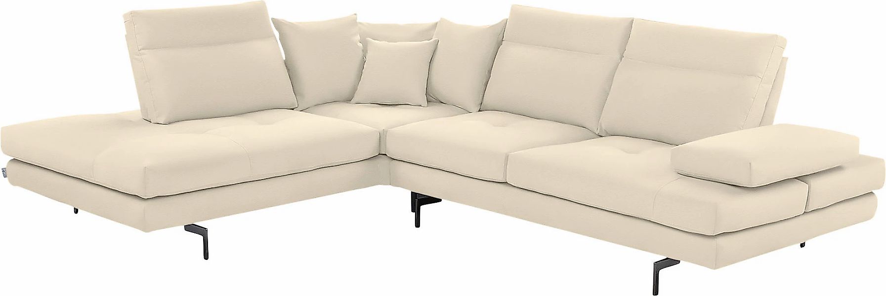CALIA ITALIA Ecksofa "Toby Wing, Komfortsofa mit Sitzkomfort der Extraklass günstig online kaufen