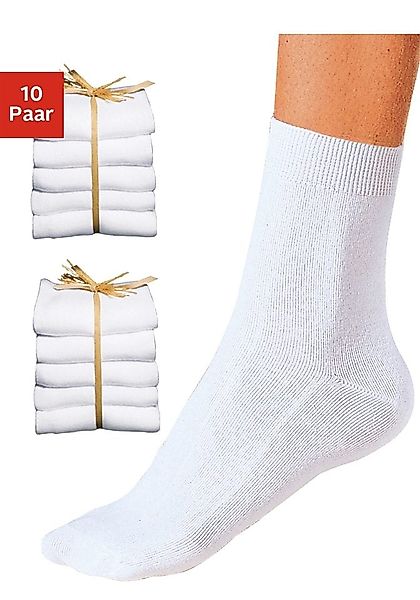 Go in Basicsocken Packung, 10 Stk. tlg. unifarben günstig online kaufen