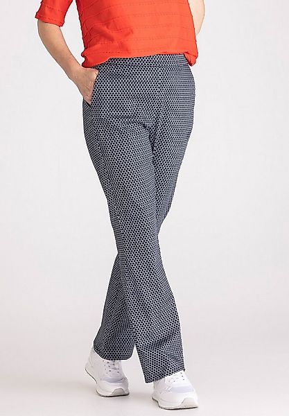 FRANK WALDER Schlupfhose mit minimalistischem Print günstig online kaufen