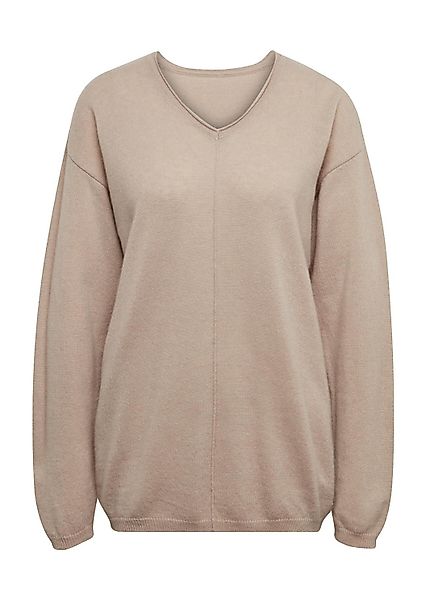 GOLDNER Strickpullover Basicpullover mit V-Ausschnitt Strickpullover günstig online kaufen