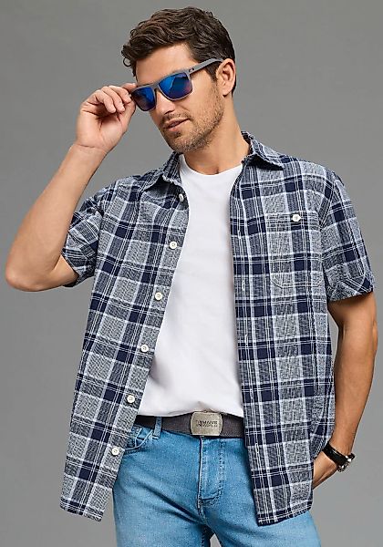 Mans World Sonnenbrille sportlich-modischer Stil, trapezförmige Vollrandfas günstig online kaufen