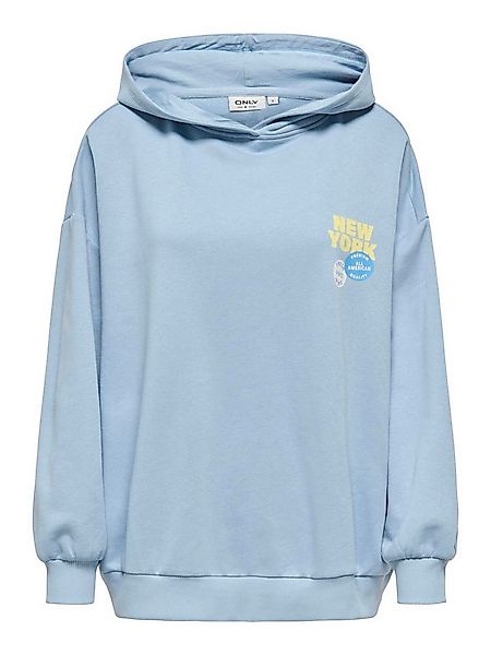 ONLY Sweatshirt ONLELO L/S PRINT HOOD BOX SWT Baumwollmischung, regular fit günstig online kaufen