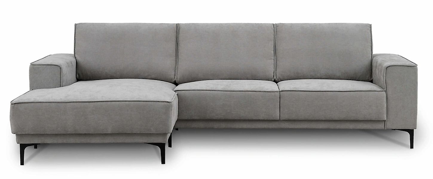 OTTO home Ecksofa »Polsterecke Oland, Struktur, Flachgewebe, Luxus-Microfas günstig online kaufen