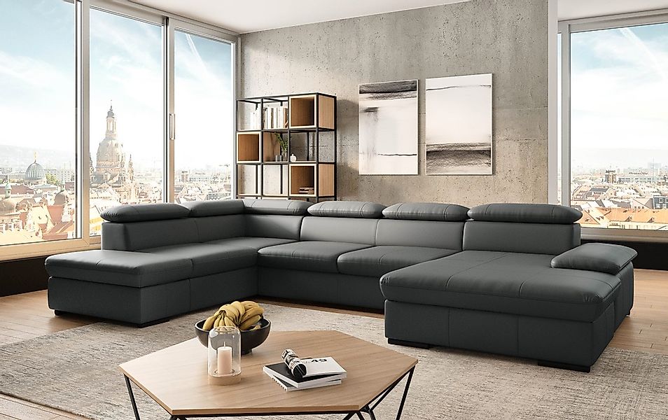 sit&more Wohnlandschaft »Alcudia U-Form« wahlweise mit Bettfunktion günstig online kaufen