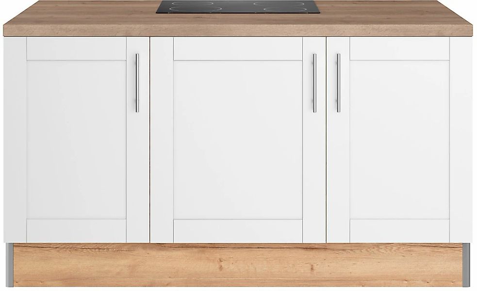 KOCHSTATION Kochinsel "KS-Ahus" Kücheninsel, Breite 160 cm, wahlw. mit E-Ge günstig online kaufen