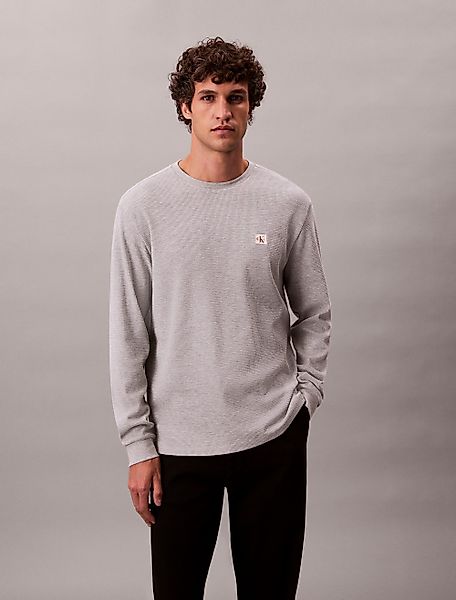 Calvin Klein Jeans Langarmshirt LS WAFFLE günstig online kaufen