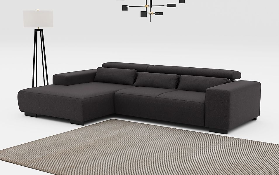 COTTA Ecksofa Side L-Form, mit Kopfteilverstellung günstig online kaufen
