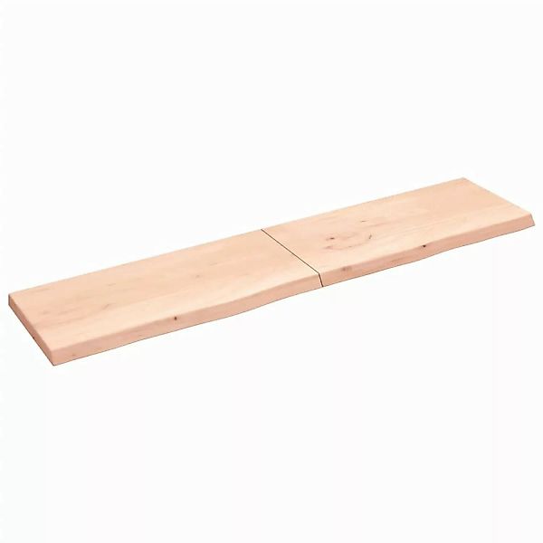 vidaXL Waschtischplatte 220x50x6 cm Massivholz Unbehandelt günstig online kaufen