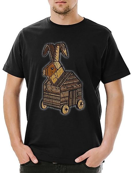 Urban Backwoods Print-Shirt Urban Backwoods Trojan Rabbit Herren T-Shirt (1 günstig online kaufen