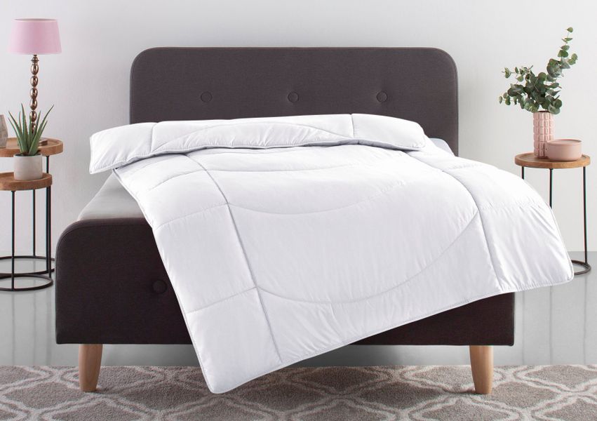 my home Microfaserbettdecke "Microlux, Bettdecke 135x200 cm, 155x220 cm, 20 günstig online kaufen