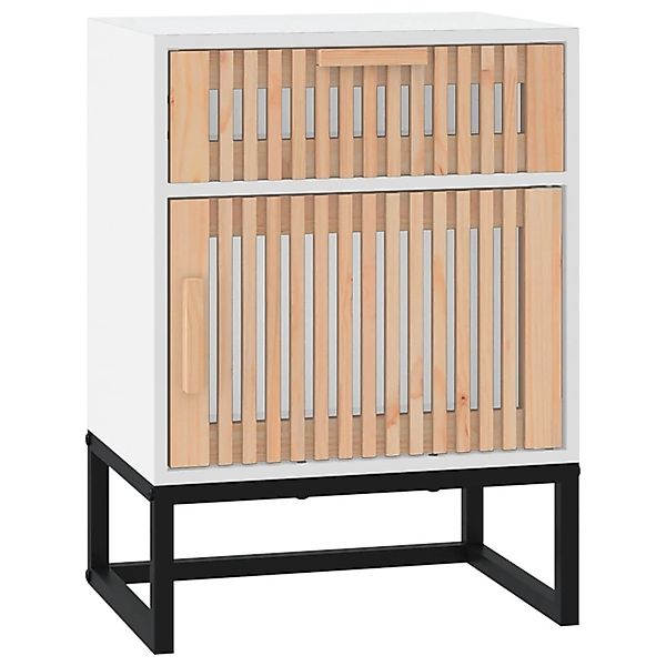 vidaXL Nachttisch Nachttisch Weiß 40x30x55,5 cm günstig online kaufen