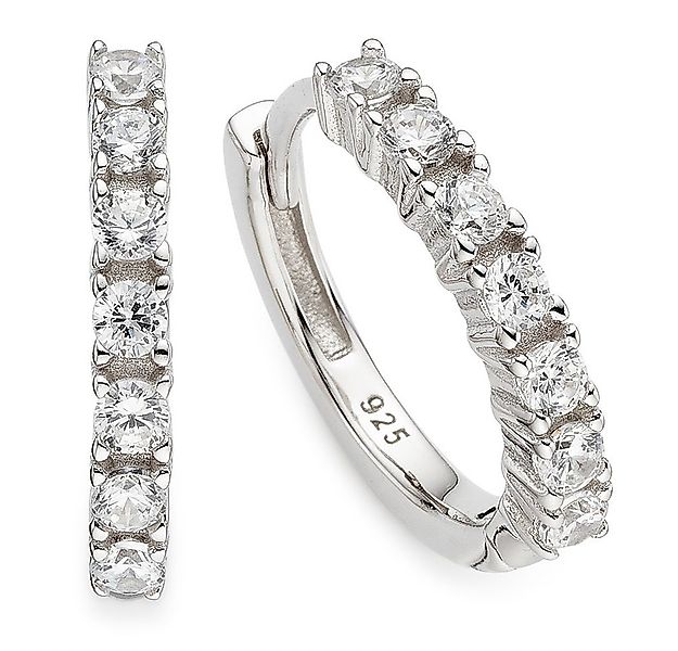 Aniston JEWELRY & WATCHES Paar Creolen Schmuck Geschenk Silbercreole, mit Z günstig online kaufen