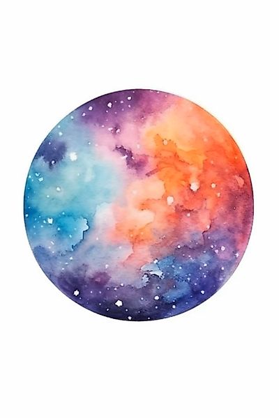 A.S. Création Leinwandbild "Colourful Planet - Wandbild Weiß Bunt Keilrahme günstig online kaufen