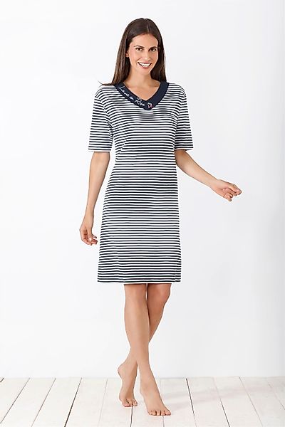 Hajo Sleepshirt Damen Sleepshirt, Premium Cotton günstig online kaufen