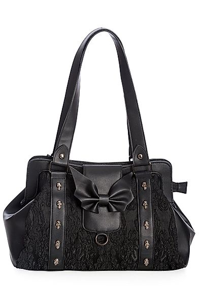 Banned Handtasche Maplesage Schwarz, mit Skull günstig online kaufen