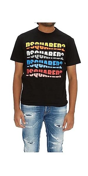 Dsquared2 Print-Shirt Dsquared2 Wave T-Shirt Schwarz Herren günstig online kaufen