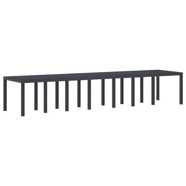 vidaXL Gartentisch Gartentisch Anthrazit 400 x günstig online kaufen