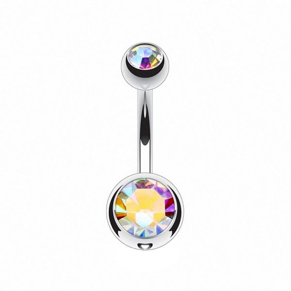 Taffstyle Bauchnabelpiercing Bauchnabelpiercing Titan G23 Kristall günstig online kaufen