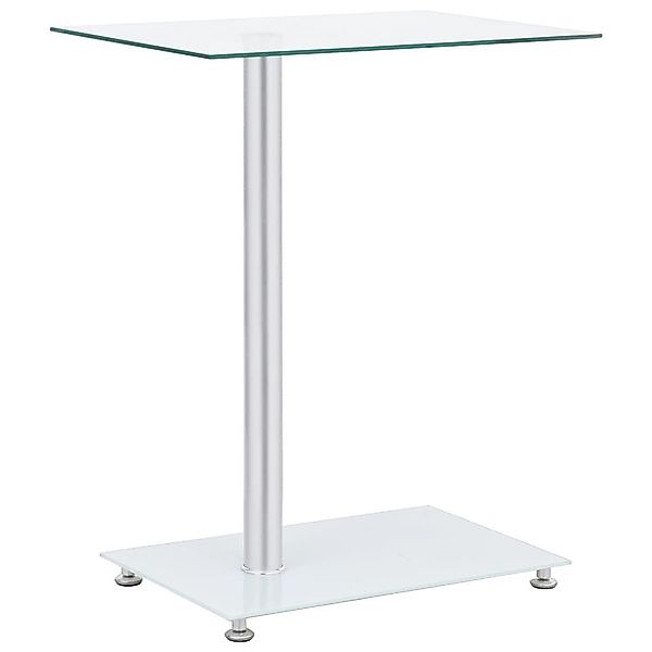 furnicato Beistelltisch U-Form Transparent 45x30x58 cm günstig online kaufen