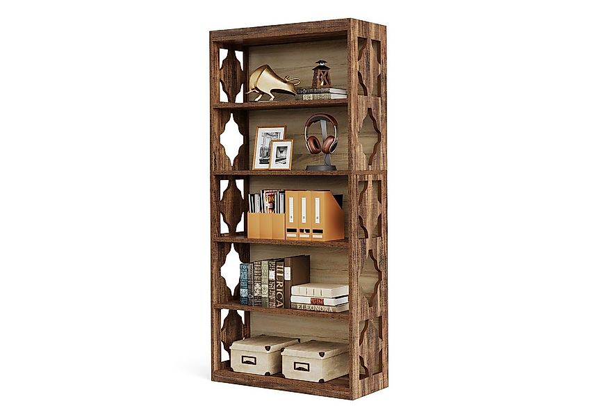 Tribesigns Bücherregal mit 6 Ebenen, 178cm freistehende Standregal, offenes günstig online kaufen
