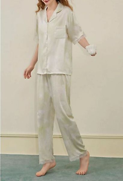 Elowen Strandkleid Women's Pajamas Homewear Set Silk Half Sleeve Pajamas günstig online kaufen